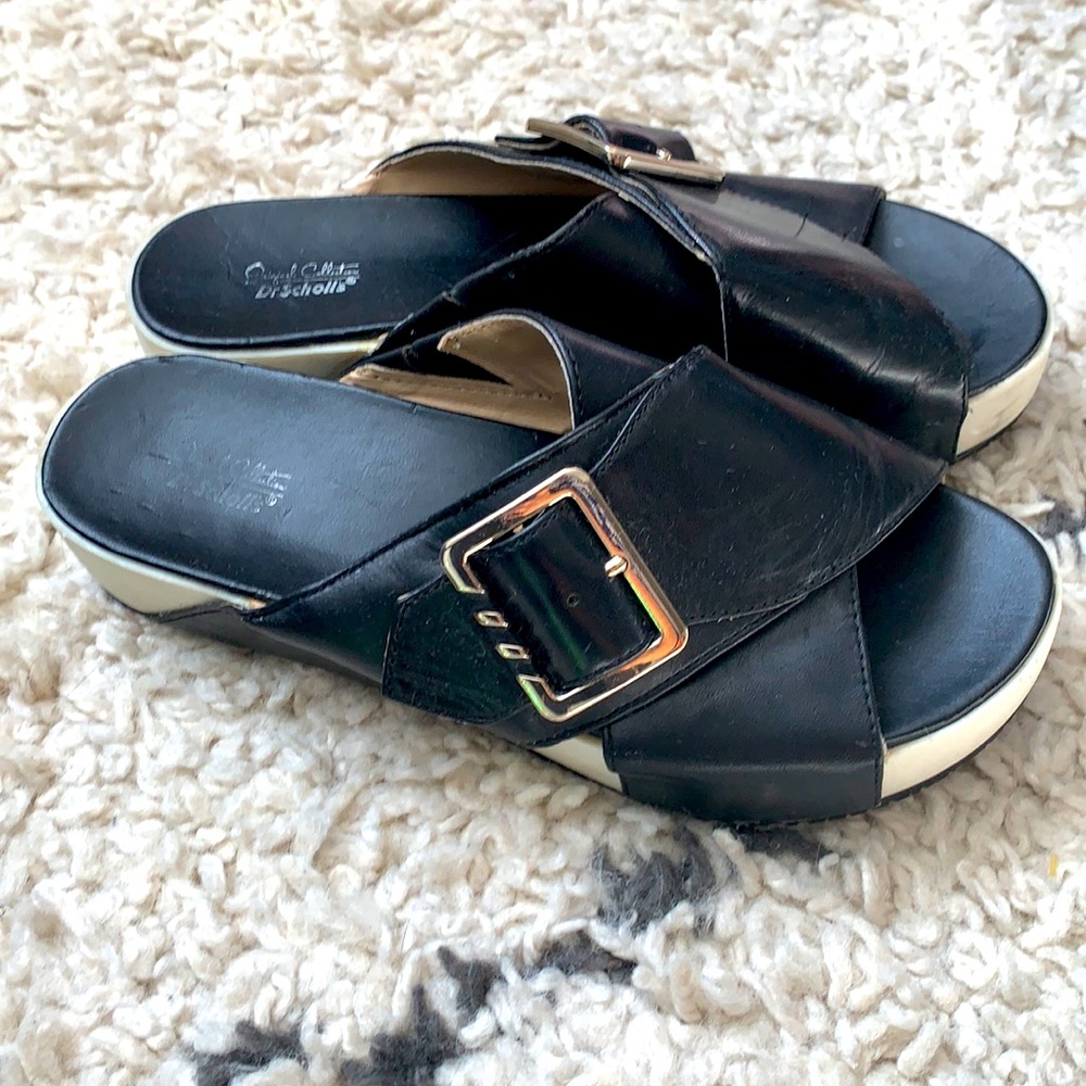 Dr.Scholl’s Original Collection ‘Flight’ Leather Platform Sandals